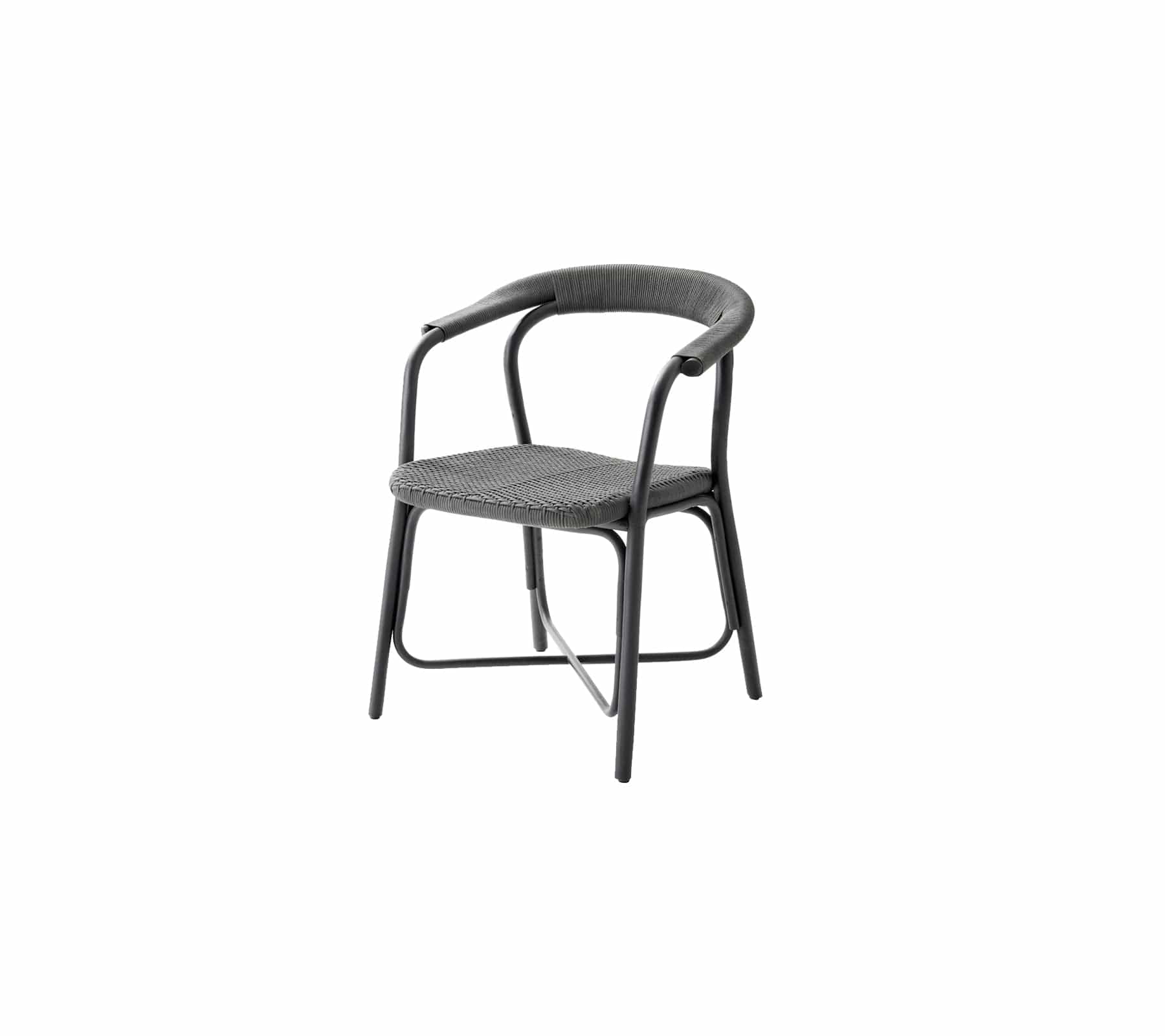 Cane-Line - Noble indoor dining armchair | Rattan / Aluminium | 7438RRSG