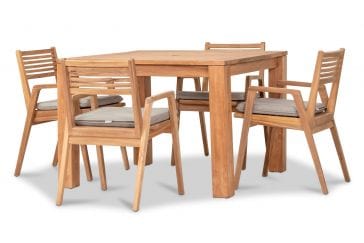 Harmonia Living - Link 5 Piece Dining Set | HL-LINK-TK-5DS