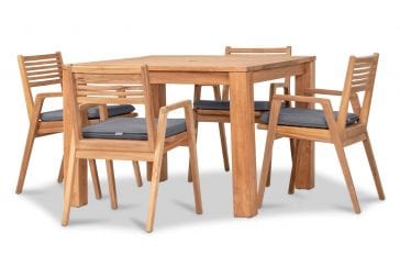 Harmonia Living - Link 5 Piece Dining Set | HL-LINK-TK-5DS