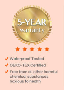 Sweet Night mattress protector 5 year warranty
