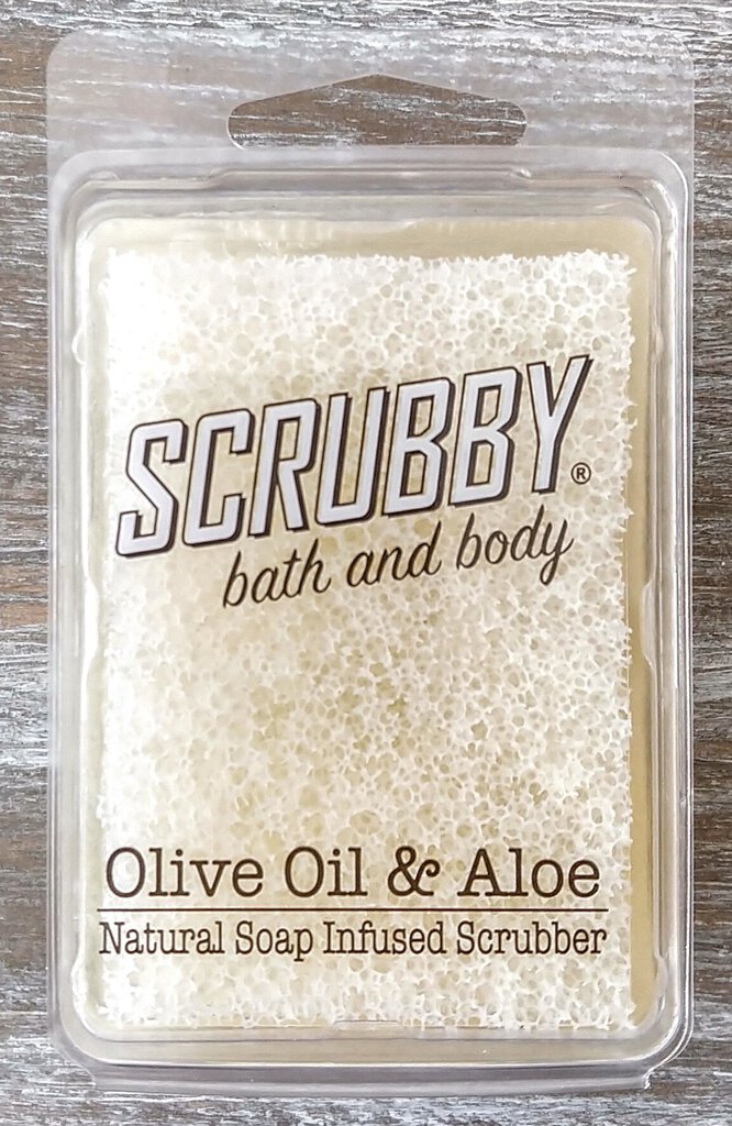 NEW Scrubby Bath & Body - Olive Oil & Aloe