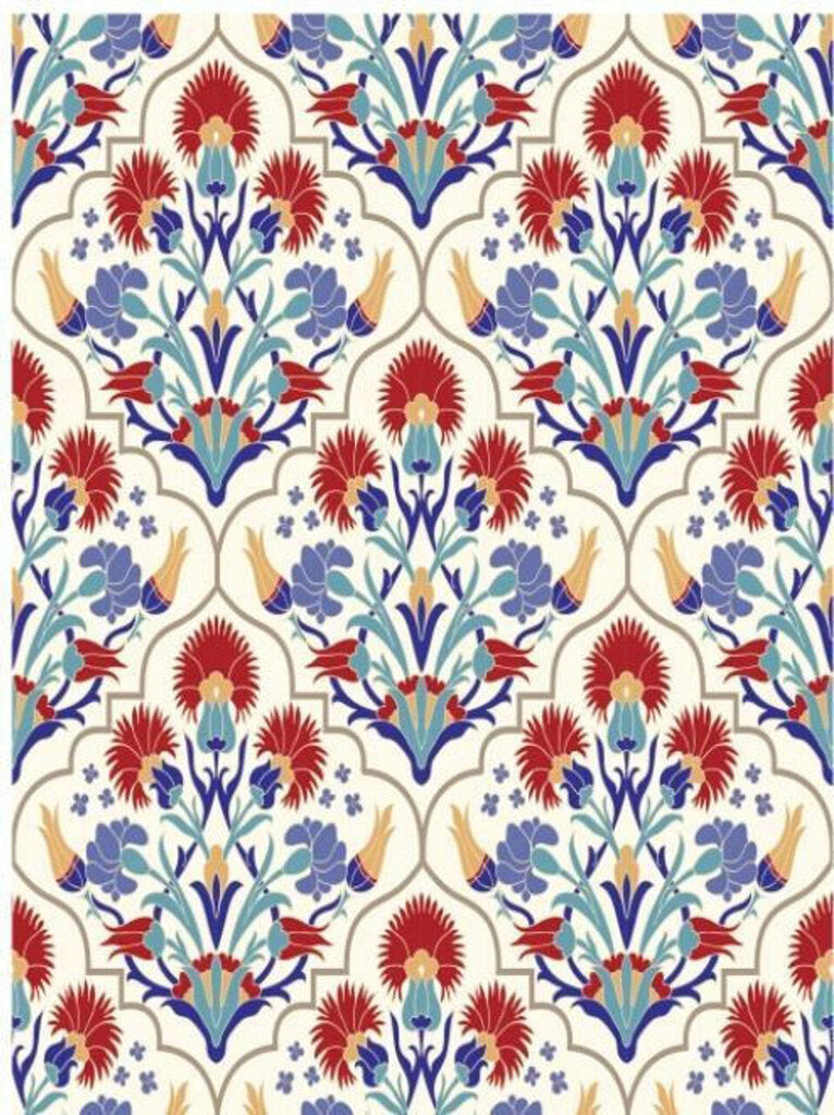 NEW Belles & Whistles Rice Decoupage Paper - Whimsical Mediterranean