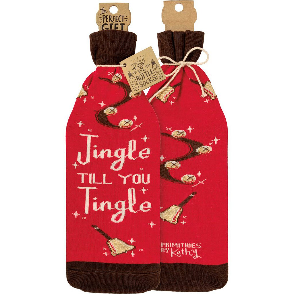 NEW Jingle Till You Tingle Bottle Sock - 109637