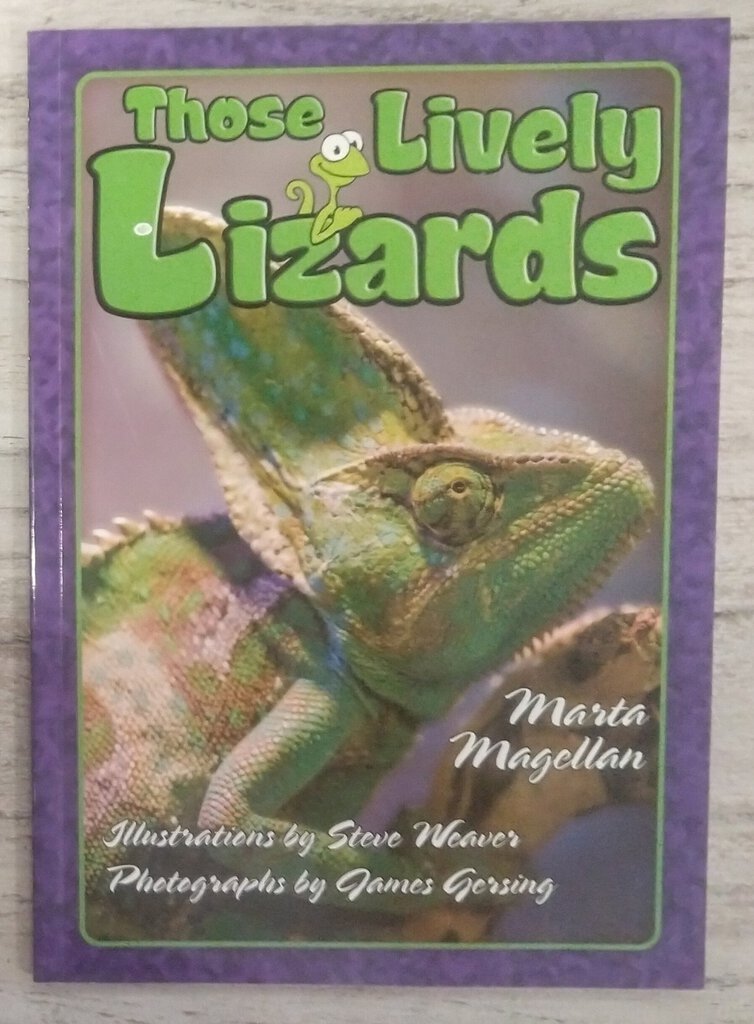 NEW Book - Those Lively Lizards