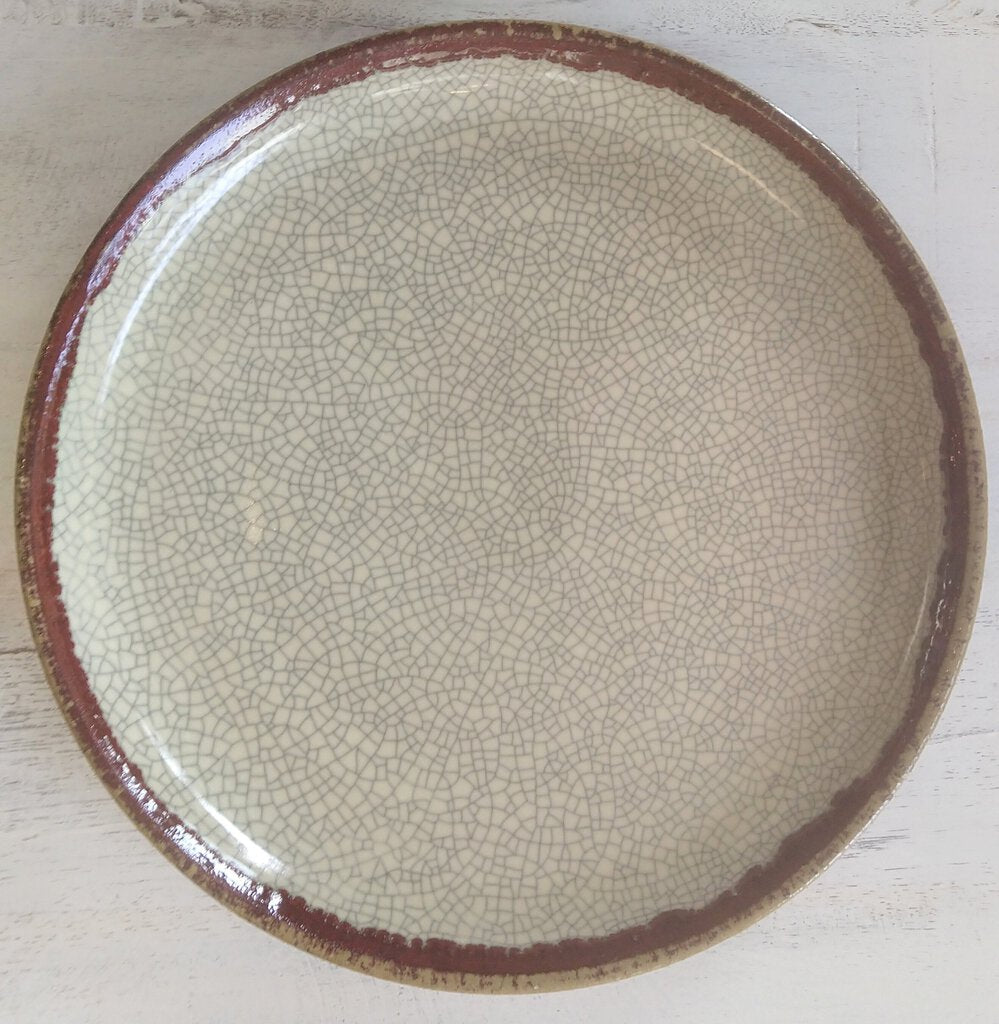 Pier 1 Crackle Collection Serving Plate