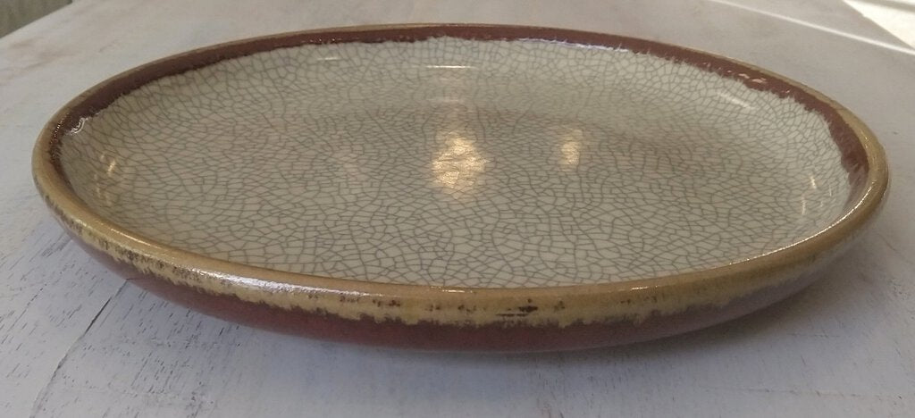 Pier 1 Crackle Collection Serving Plate
