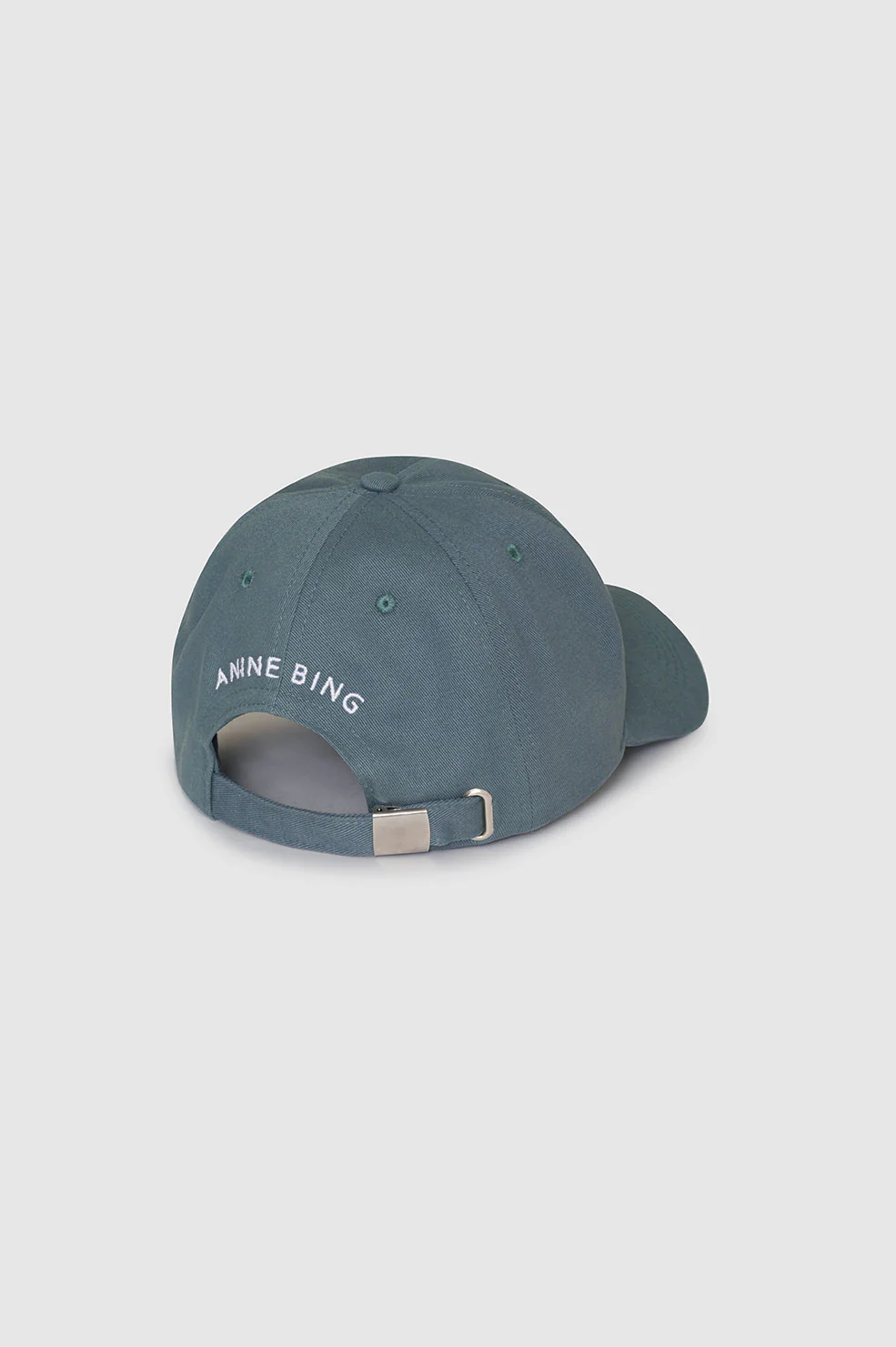 Anine Bing Jeremy Baseball Cap in Dark Sage