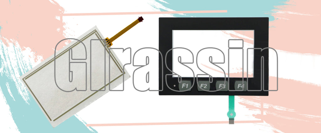 Touch Screen and Membrane Keyboard for Panelview 800 2711R-T4T Repair Replacement