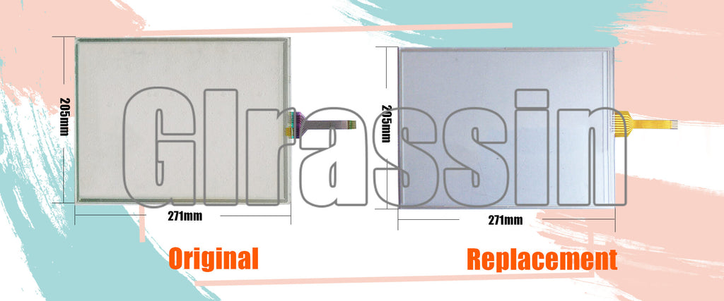 12.1 INCH GT/GUNZE USP 4.484.038 G-12.1 Touch Screen Repair Replacement
