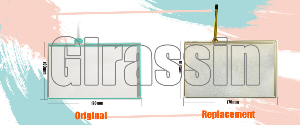 7 INCH TP-4333S1 DMC Touch Screen Replacement