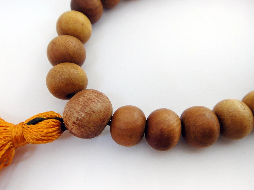 Sandalwood Mala Bracelet, 8mm