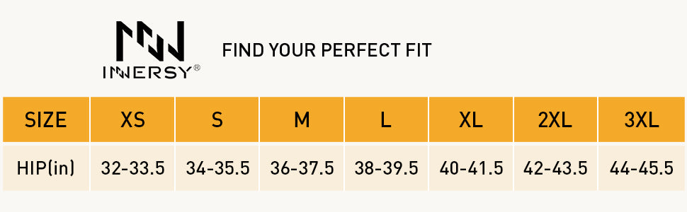 sizing guide for period panties