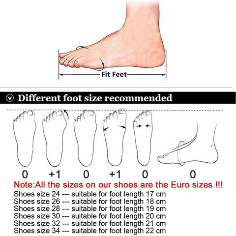 shoe size 19 cm