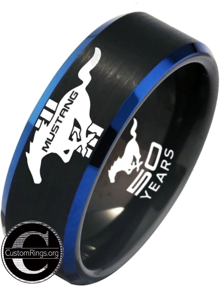 Ford Mustang Ring Mustang Logo Ring 50 year Anniversary Ring #mustang