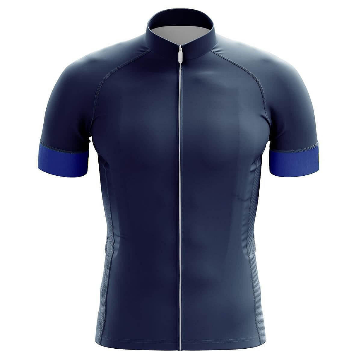 GG BASICS | Blue With Light Blue Sleeve Cycling Jersey