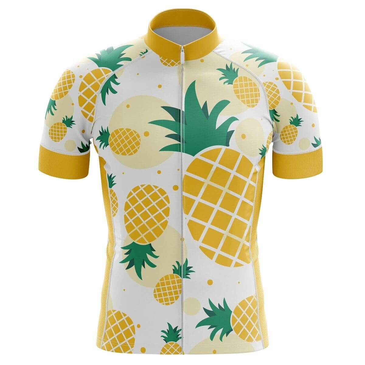 Pineapple Print Cycling Jersey