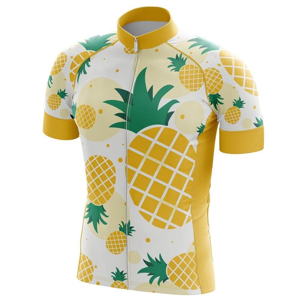 Pineapple Print Cycling Jersey
