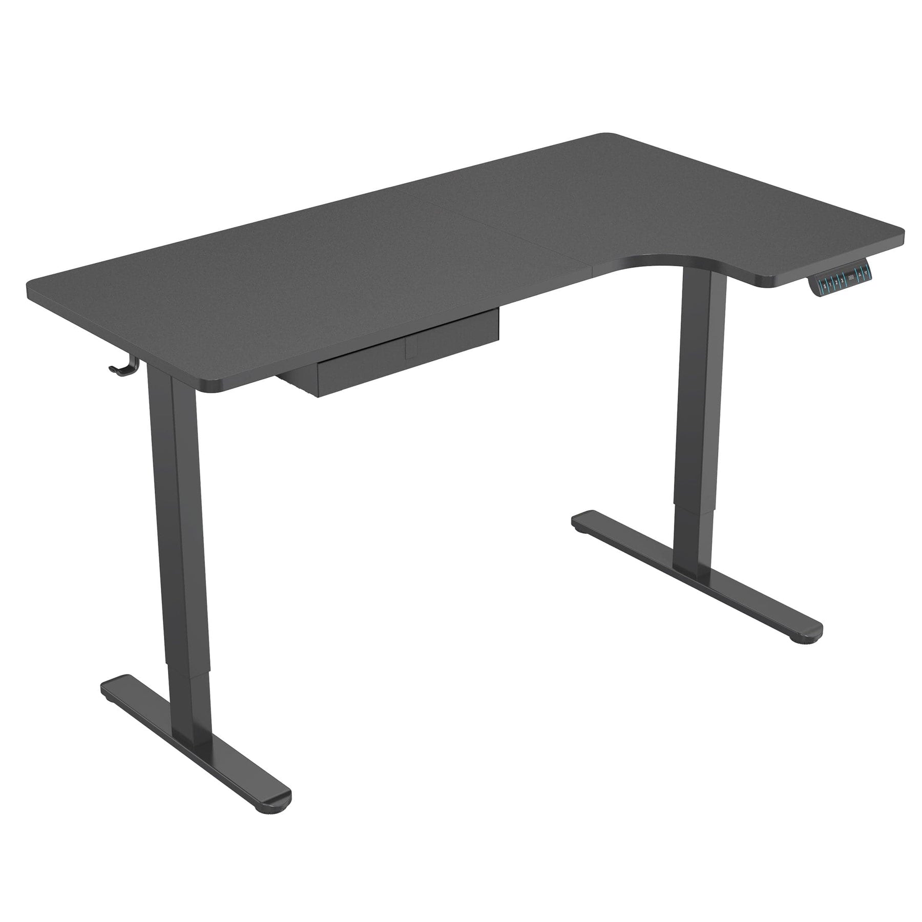 L-Shaped Electric Height Adjustable Sit-Stand Desk