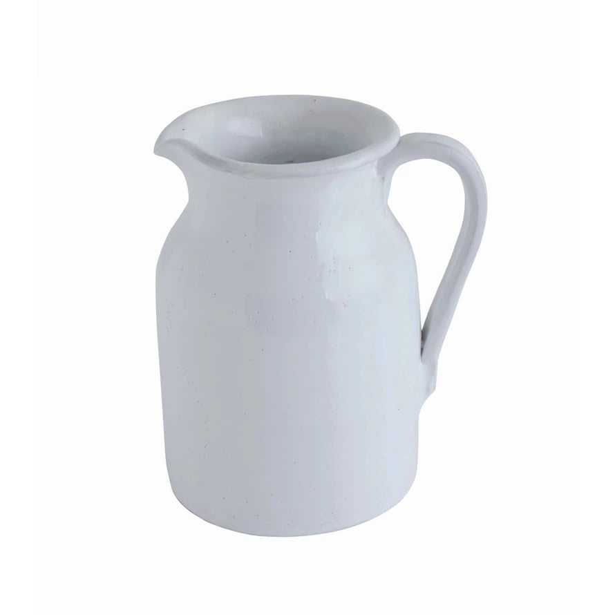 White Terracotta Pitcher