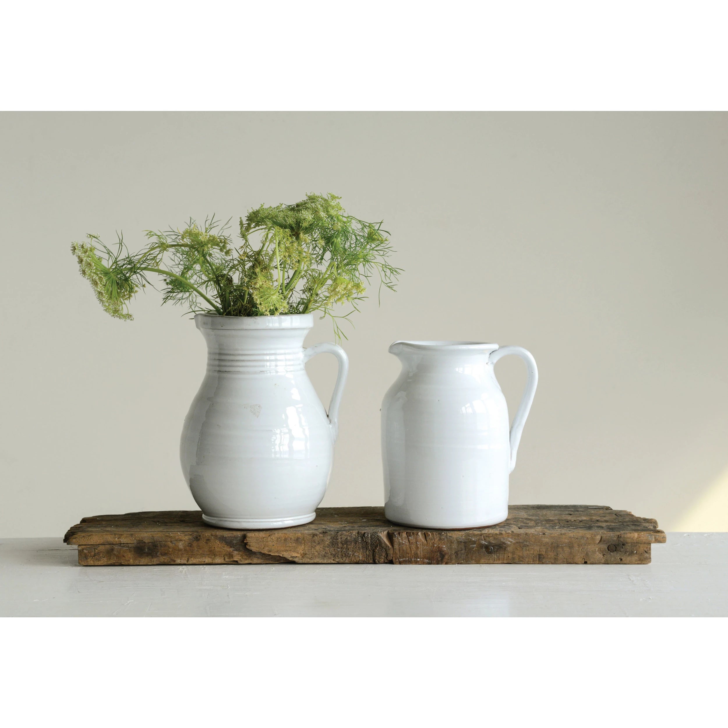 White Terracotta Pitcher