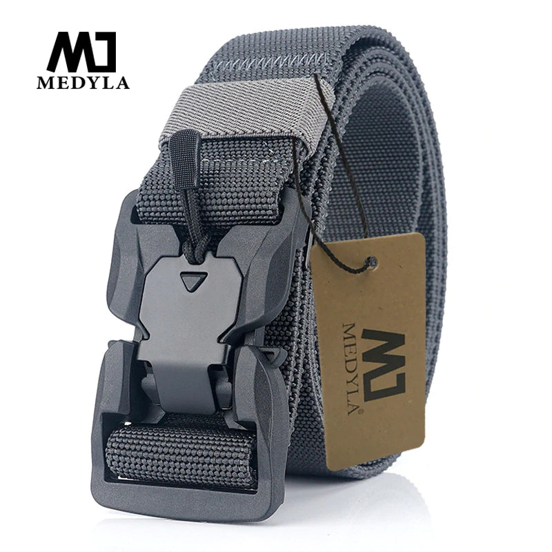 MEDYLA Magnetic Buckle Tactical Nylon Belt