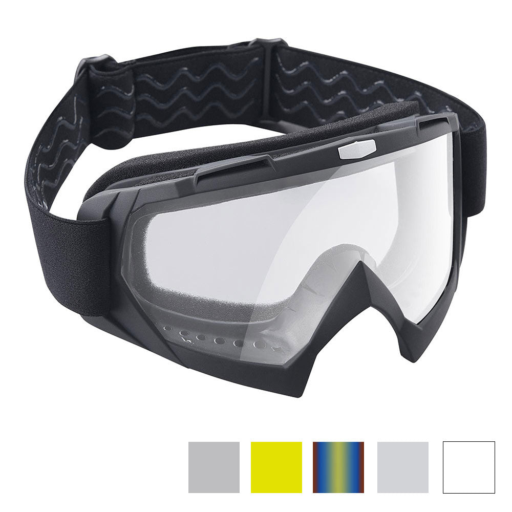  DIY Dirt Bike Goggles Bendable Motocross BMX ATV Glasses 