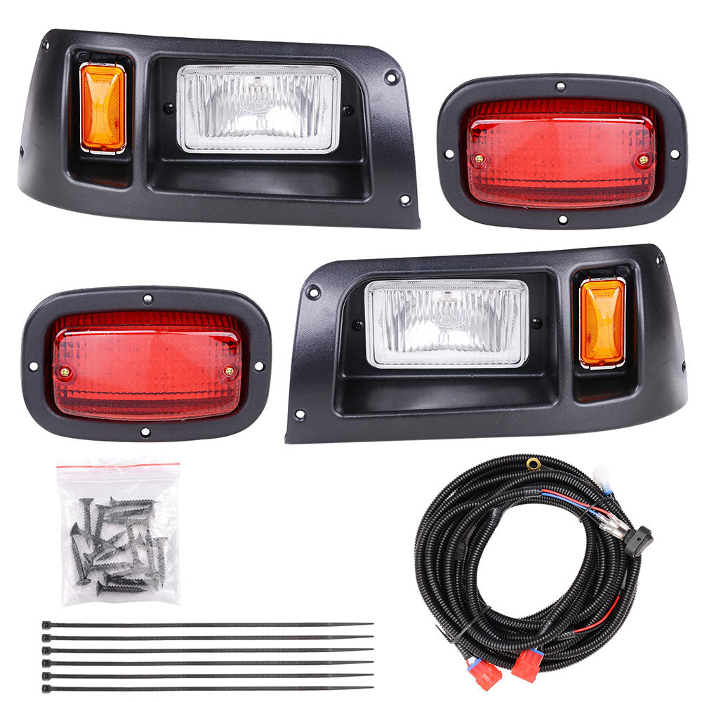  DIY Golf Cart Halogen Headlight+LED Taillight Set fits Club Car DS 