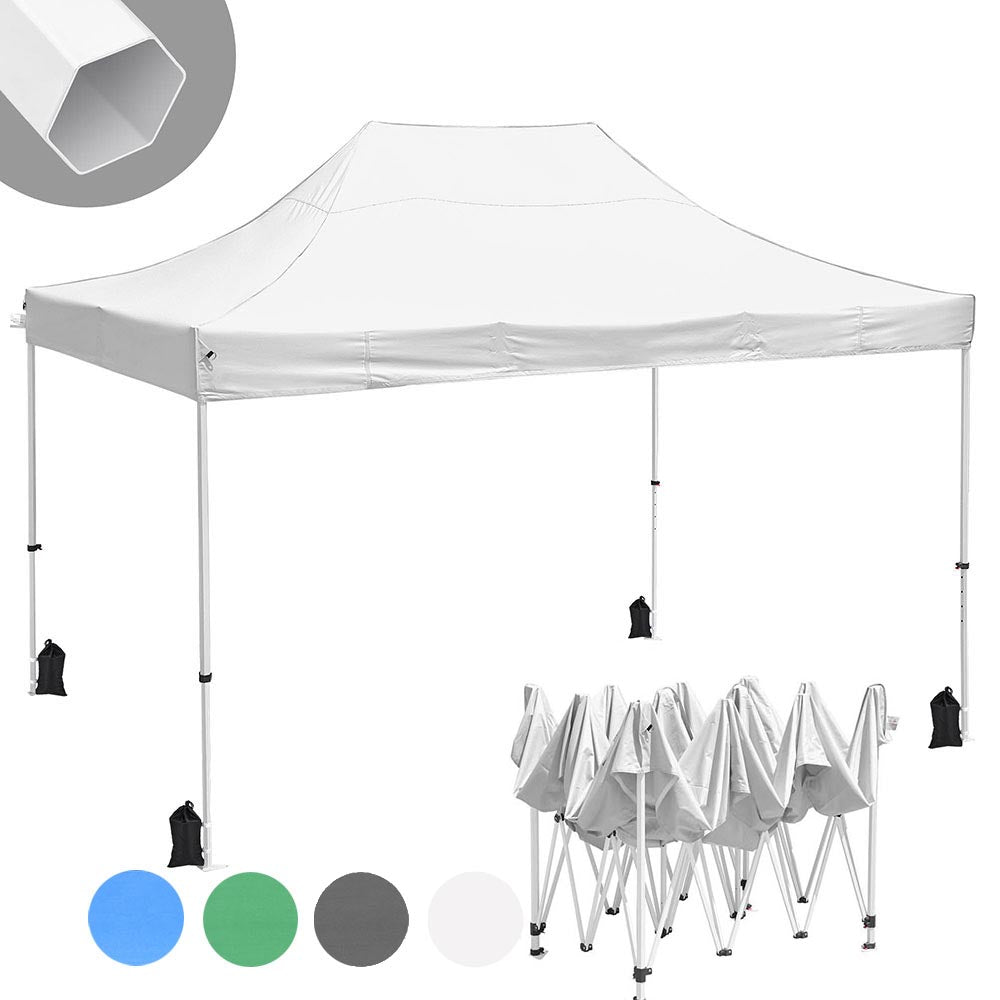  InstaHibit Easy Pop-up Tent Comml. Canopy 10x15ft CPAI-84 