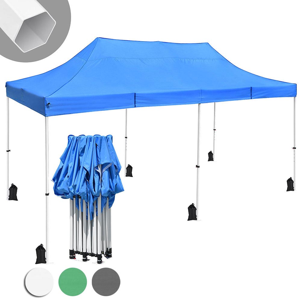  InstaHibit Easy Pop-up Tent Comml. Canopy 10x20ft CPAI-84 