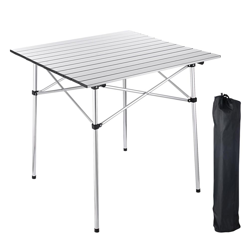  DIY Lightweight Foldable Camping Table 27"x26" 