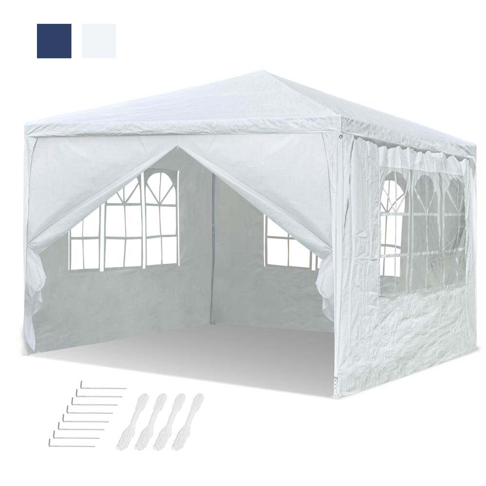  DIY 10 x 10 ft Outdoor Wedding Party Tent w/ 4 Sidewalls Color Optional 