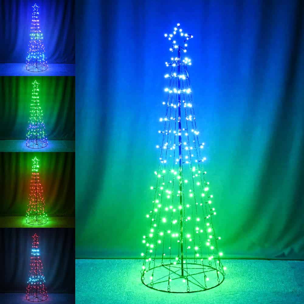  DIY Animated Light Show Christmas Tree Multicolor APP Control 