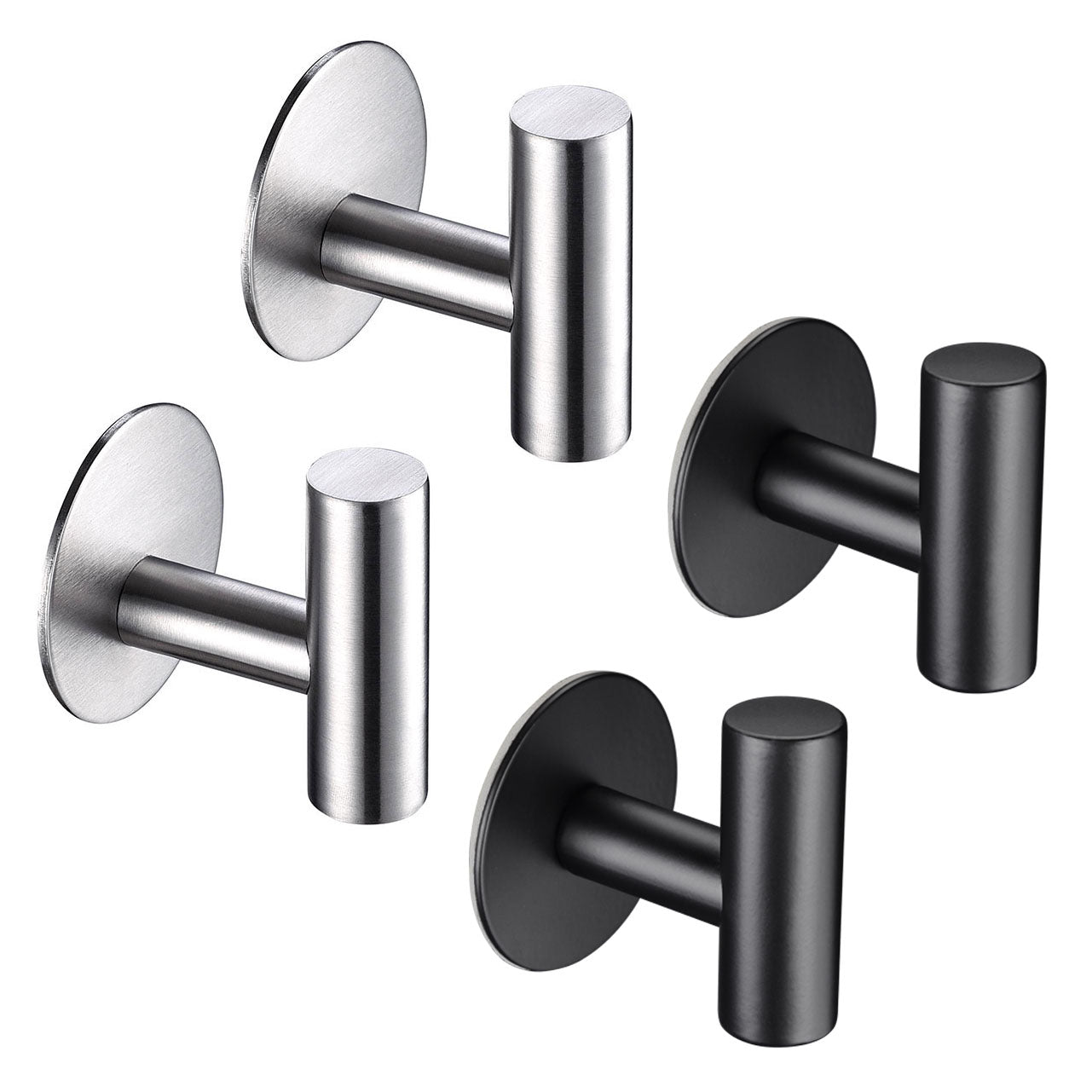  DIY Towel Hooks Double Robe Hooks Stainless Steel 