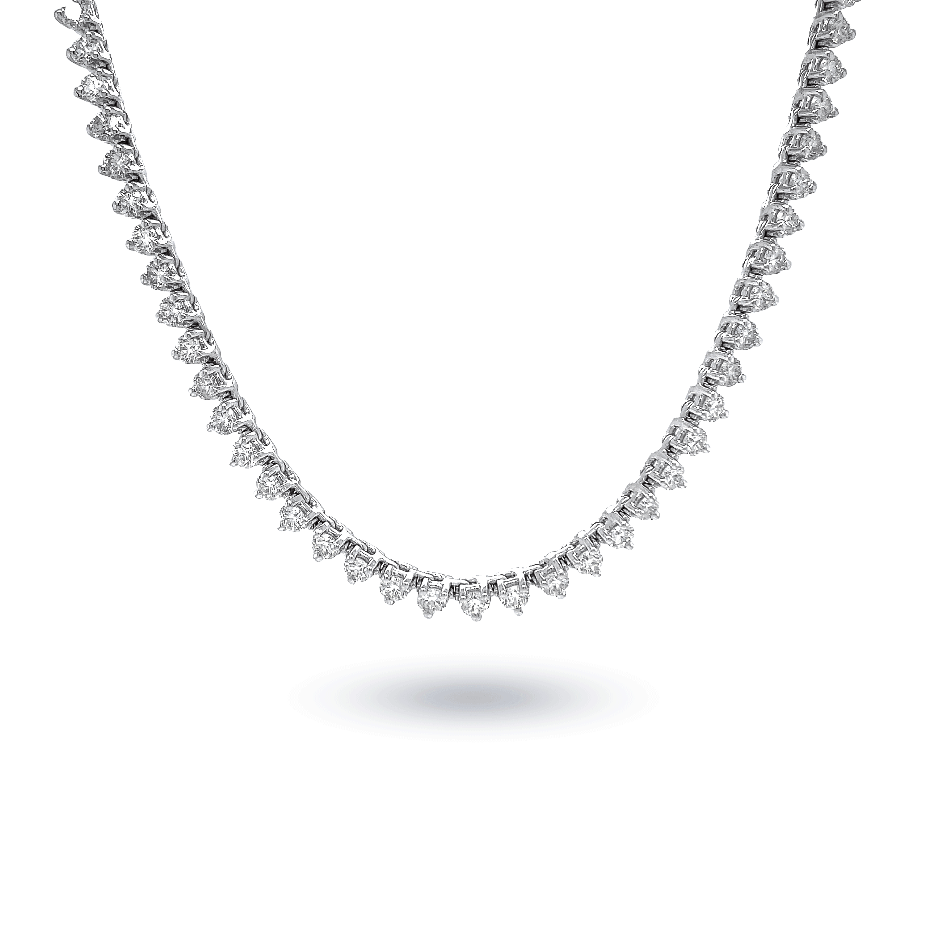 7.01ctw Diamond Tennis Necklace