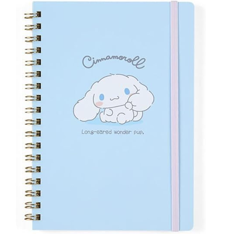 Sanrio B6 Ring Notebook - Cinnamoroll (Fluffy Design)
