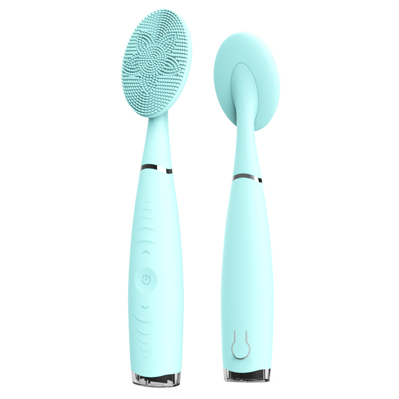 Halylo Brush Sonic Facial Cleansing while Massage