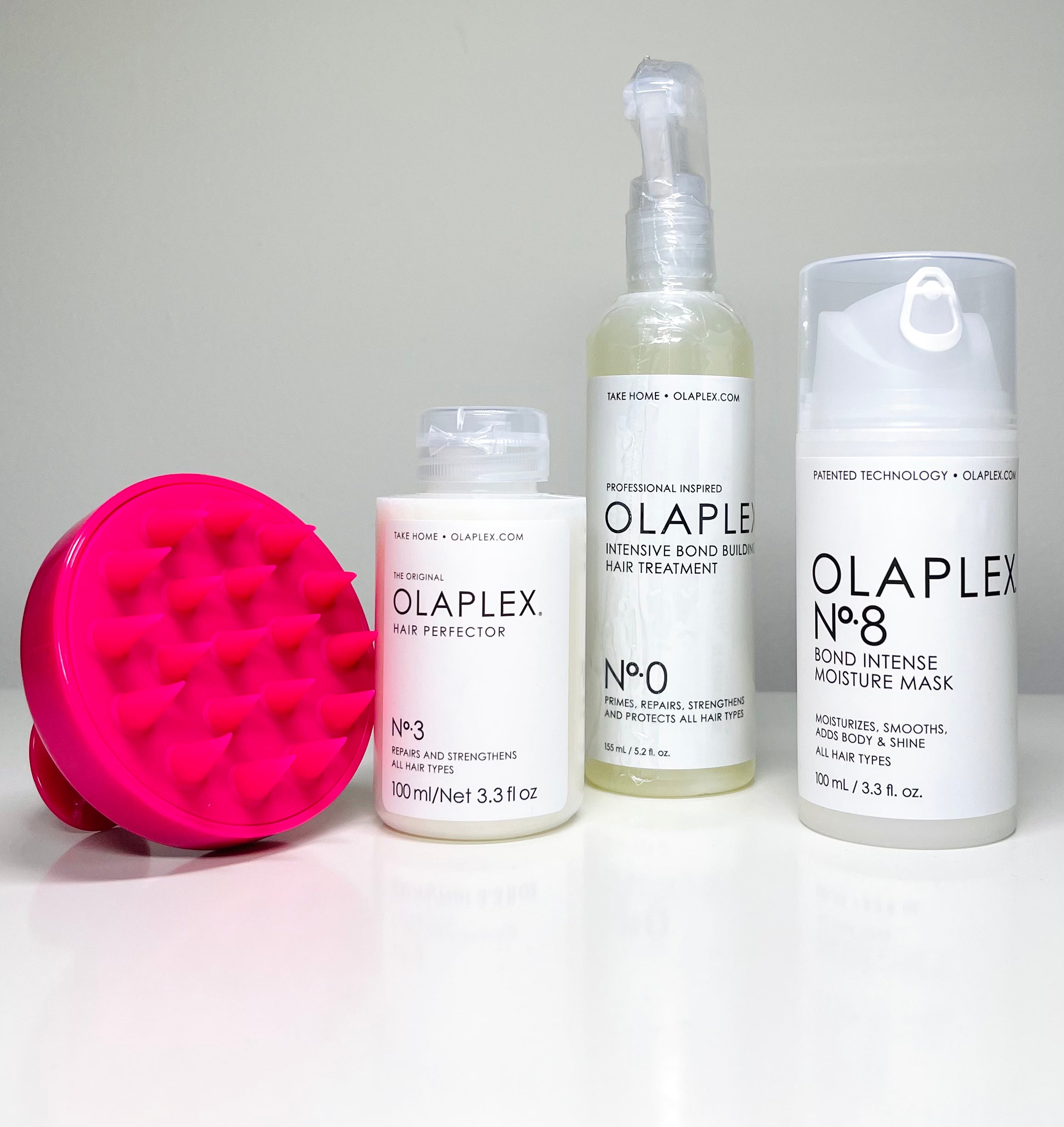 Olaplex The Bond Treatment System , No.3 Hair Perfector, No.8 Bond Intense Moisture Mask, No.0 Intensive Bond