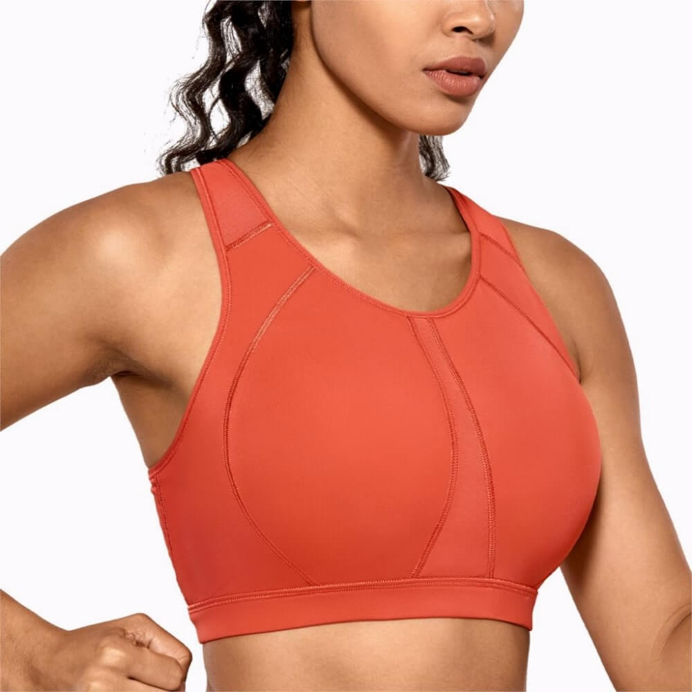 Full Coverage Green Sports Bra