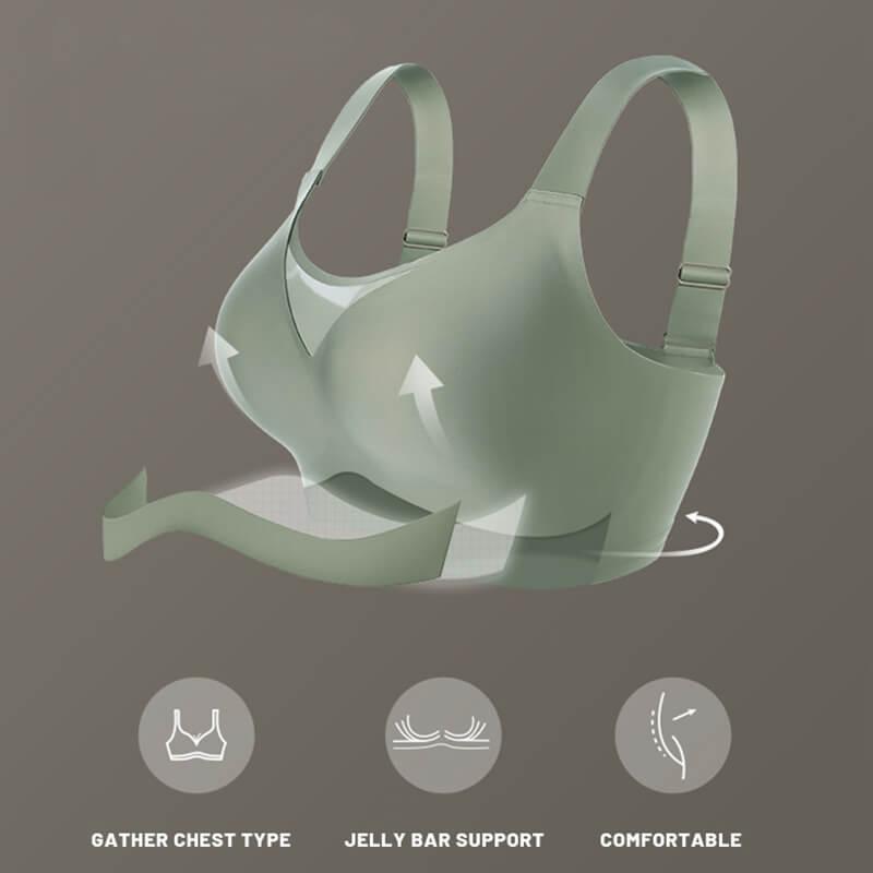 Full Figure Bra With Back Support