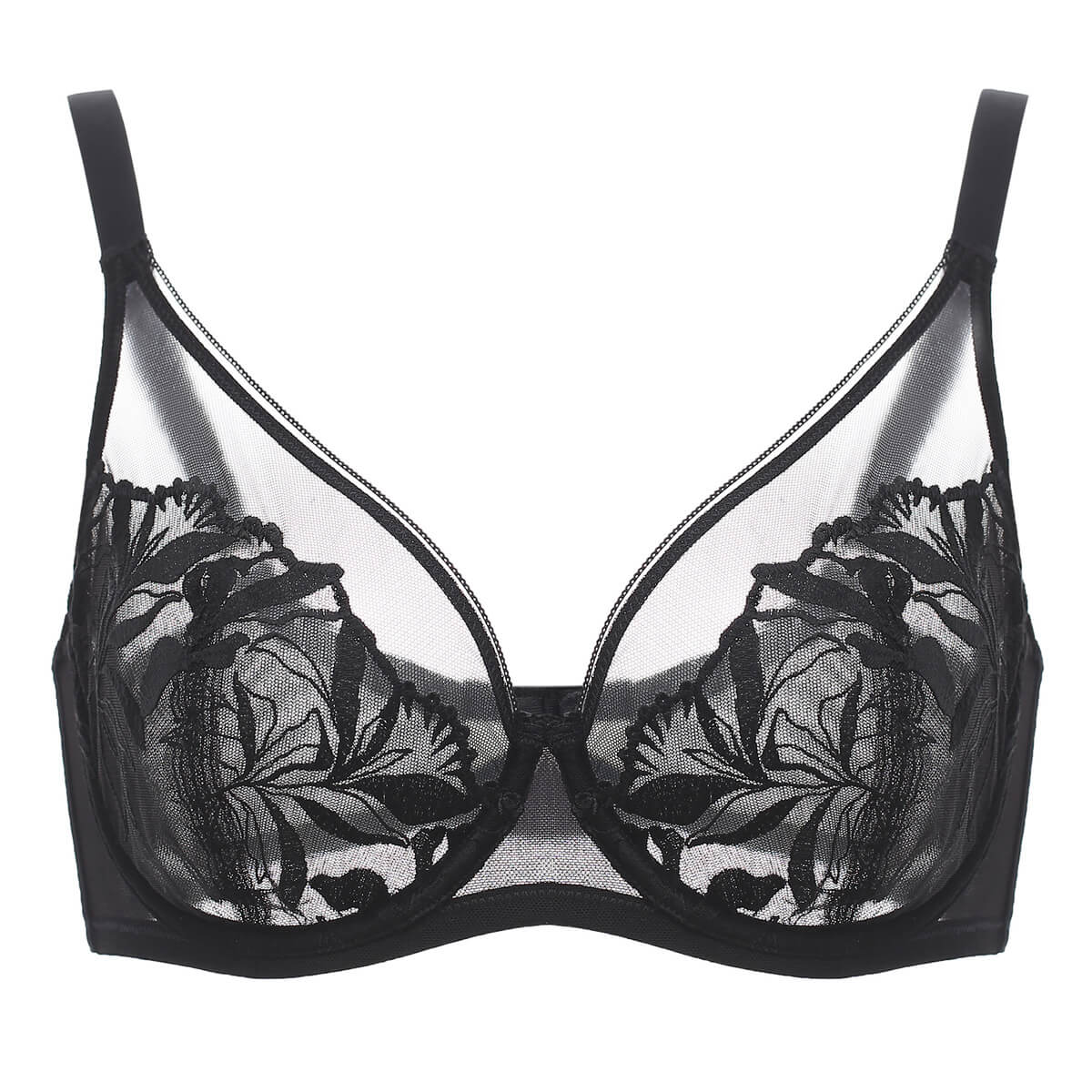 Transparent Sheer Mesh Bras