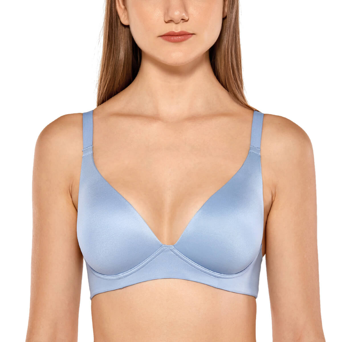 Triangle Wirefree Plus Size Plunge Bra