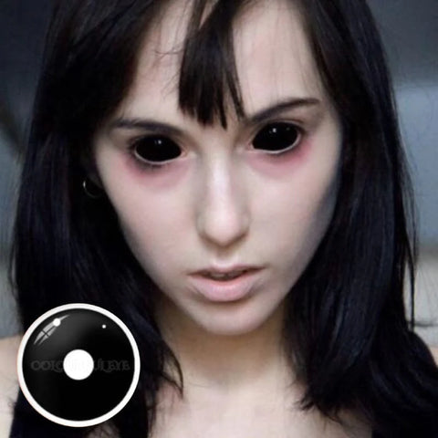 black sclera contacts