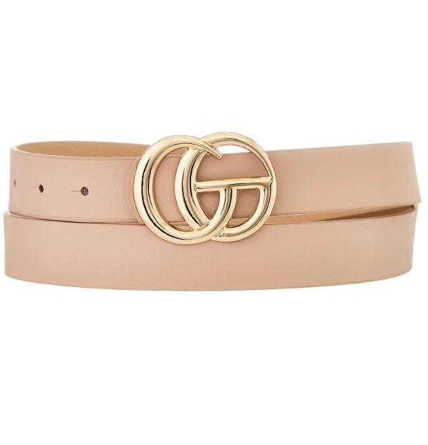 Blush GG Buckle Standard Belt