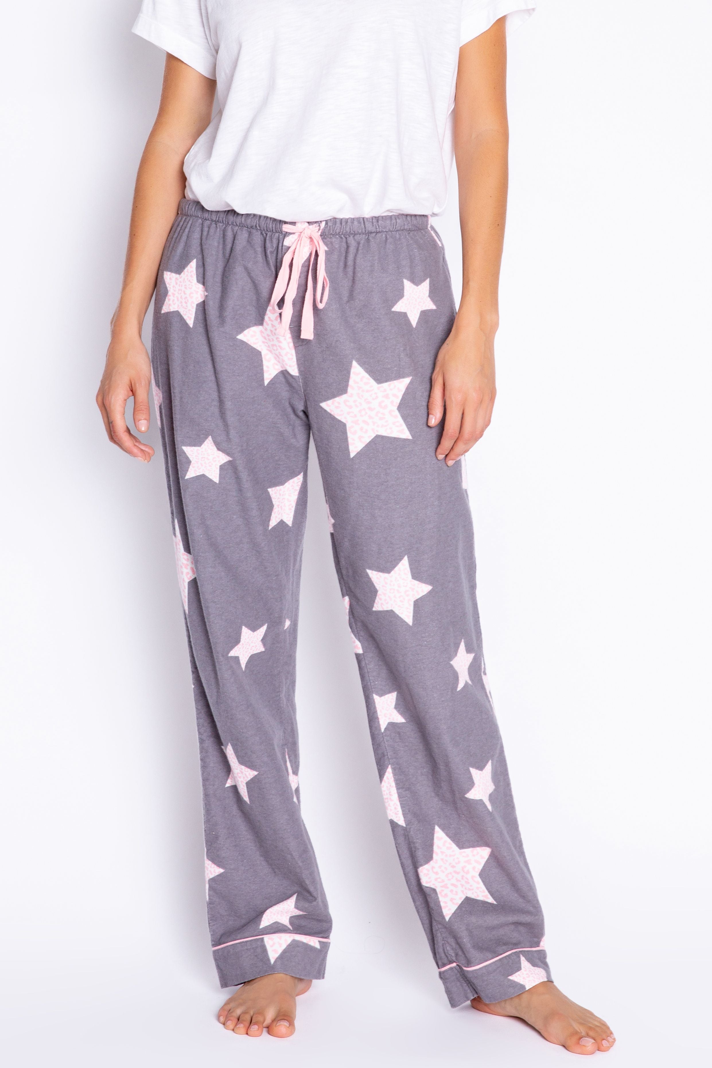 REFLPPJ Wild Star Flannel Pajama Pants | Grey