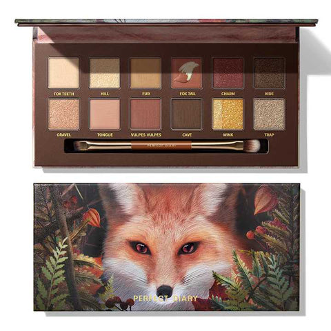 palette features 12 dreamy colors that inspired by the animal