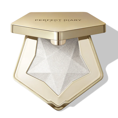 as cheeks and enhances glow with its diamond finish