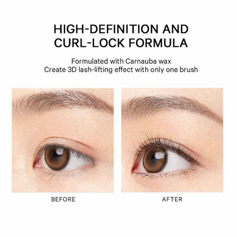 brush head is designed for the precise positioning of each lash