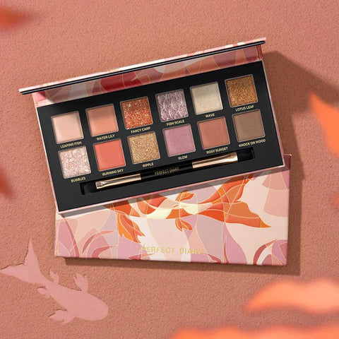 palette features 12 dreamy colors that inspired by the animal