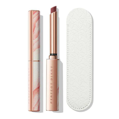 packaging with a combination of an elegant rose gold body