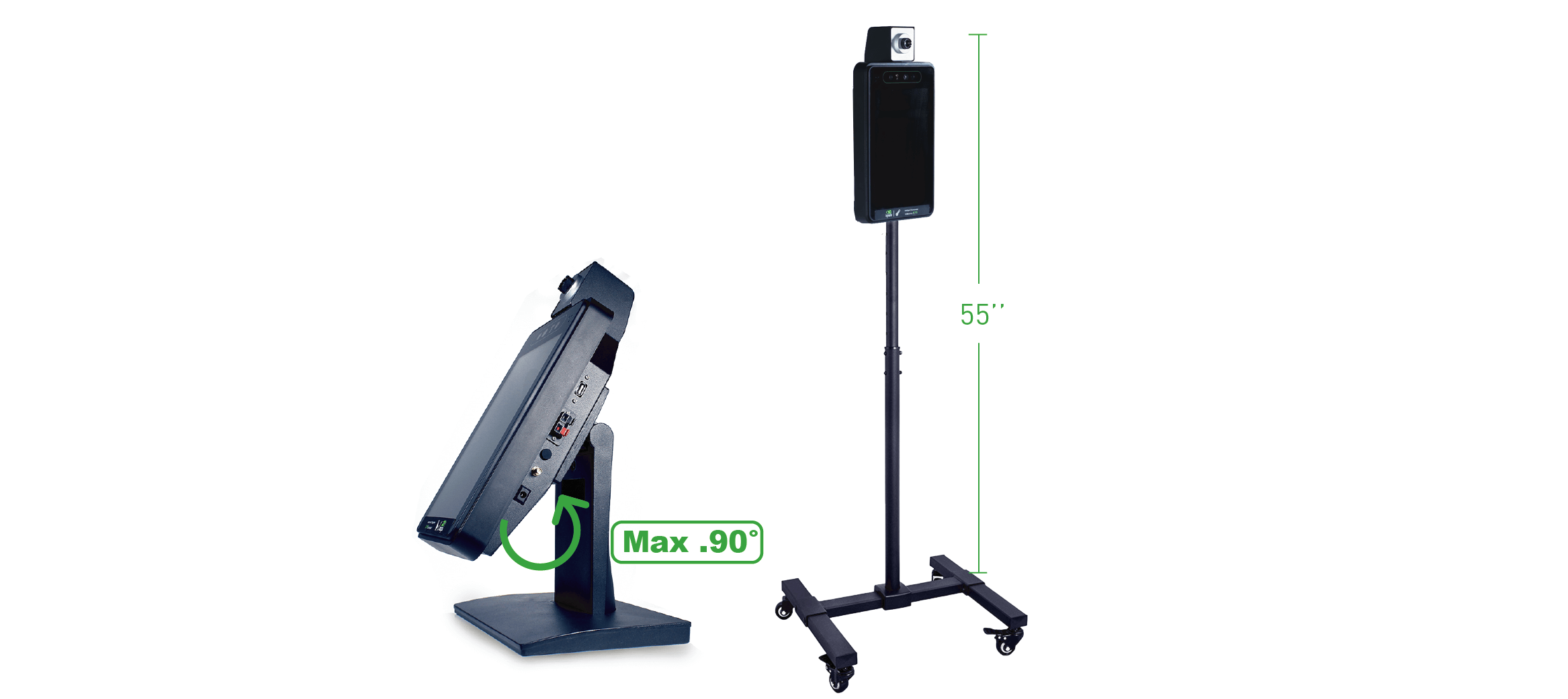 Flexible height and angle